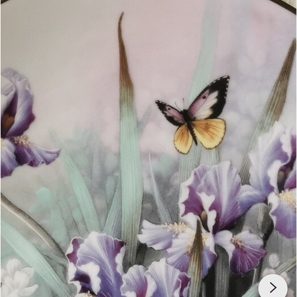 Topaz Beauties plate by Tan Chun Chiu signed - Picture 3 of 5